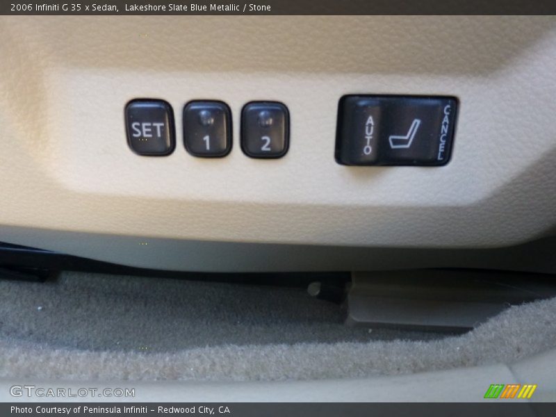 Lakeshore Slate Blue Metallic / Stone 2006 Infiniti G 35 x Sedan