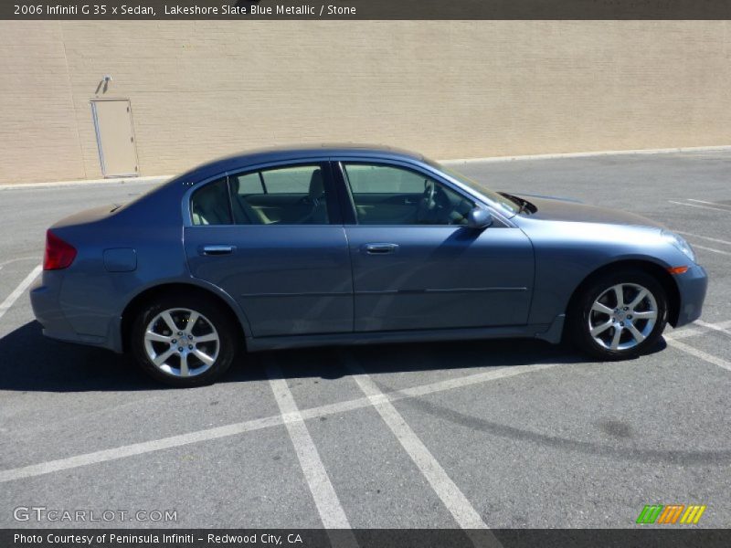 Lakeshore Slate Blue Metallic / Stone 2006 Infiniti G 35 x Sedan