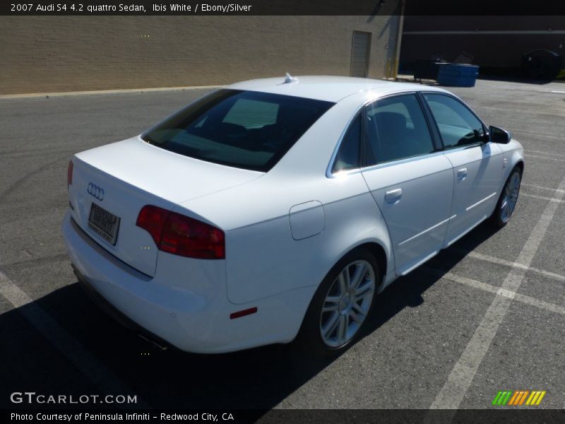 Ibis White / Ebony/Silver 2007 Audi S4 4.2 quattro Sedan