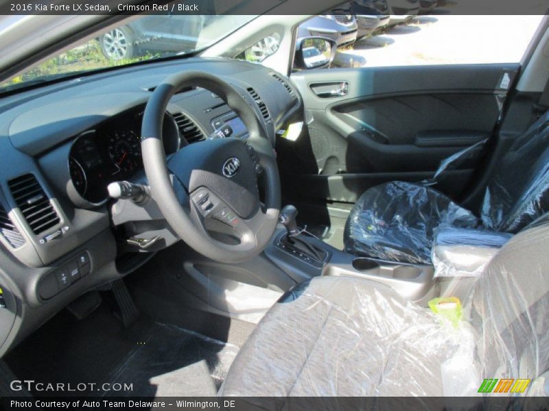 Crimson Red / Black 2016 Kia Forte LX Sedan