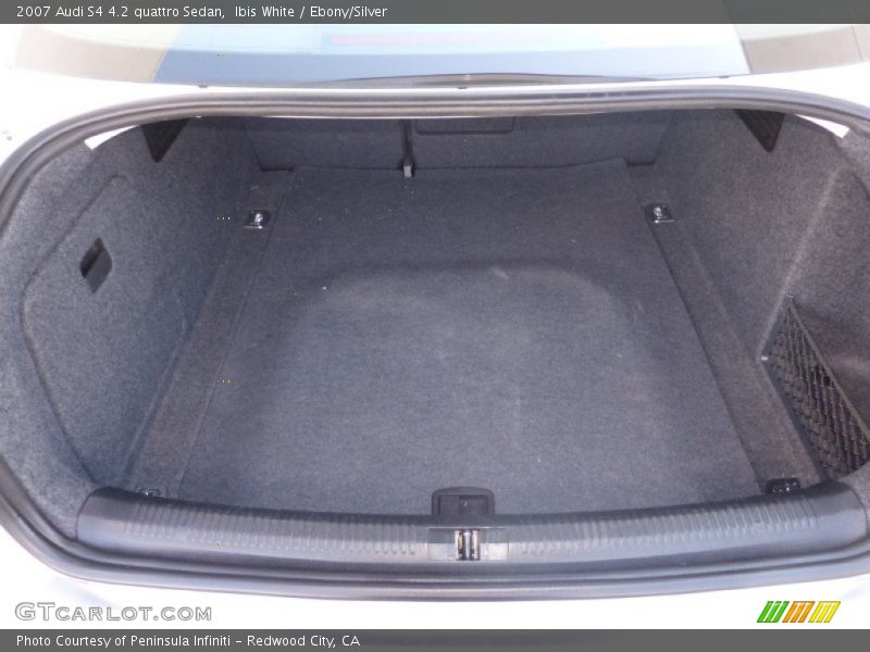 Ibis White / Ebony/Silver 2007 Audi S4 4.2 quattro Sedan