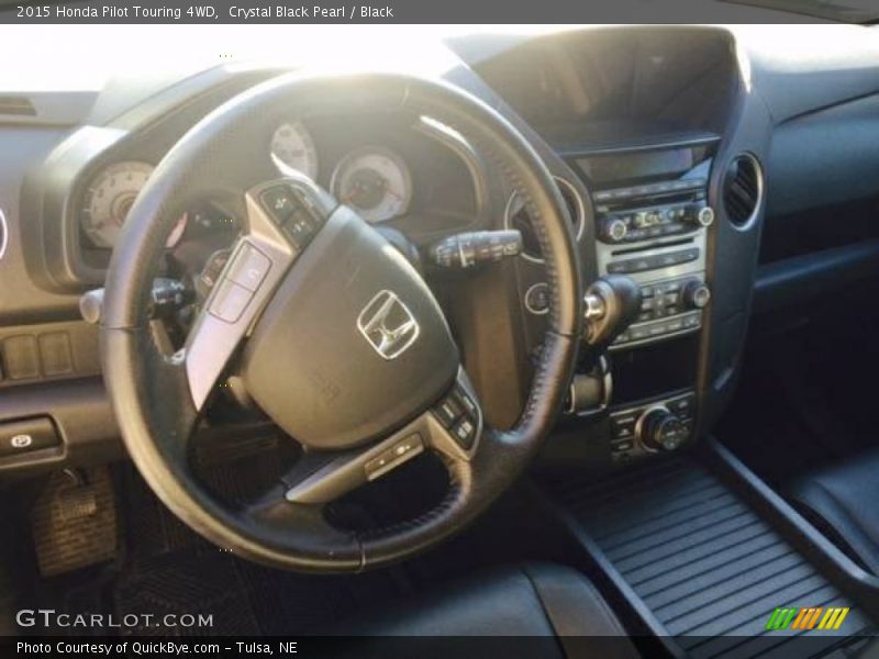 Crystal Black Pearl / Black 2015 Honda Pilot Touring 4WD