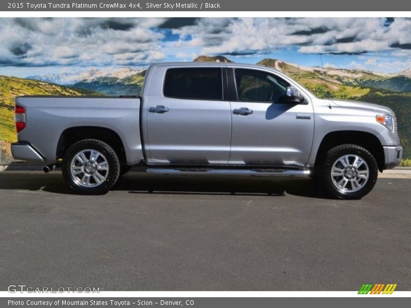 Silver Sky Metallic / Black 2015 Toyota Tundra Platinum CrewMax 4x4