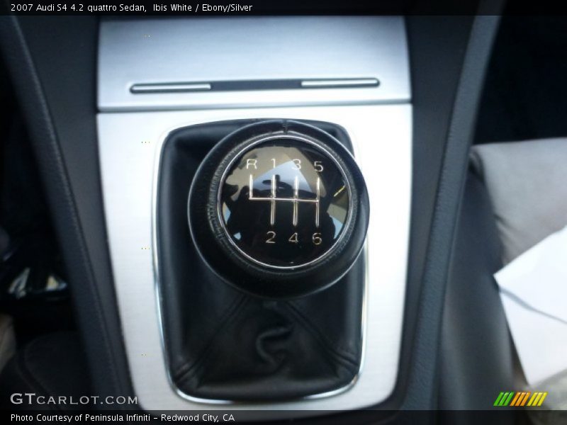 Ibis White / Ebony/Silver 2007 Audi S4 4.2 quattro Sedan