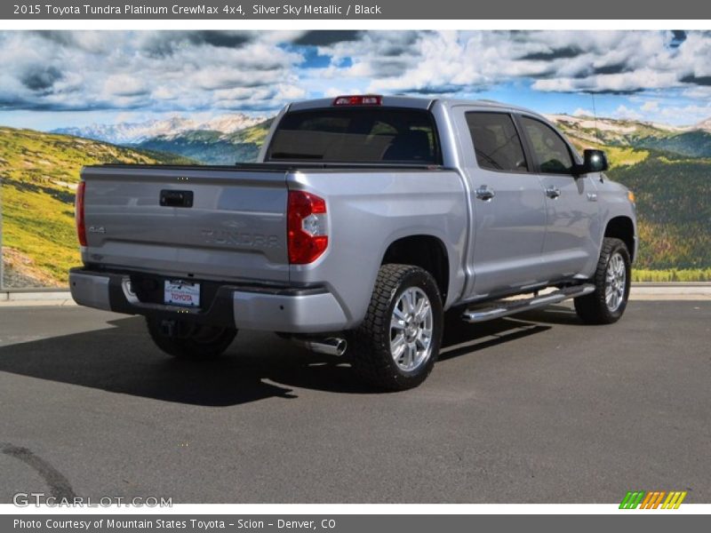 Silver Sky Metallic / Black 2015 Toyota Tundra Platinum CrewMax 4x4