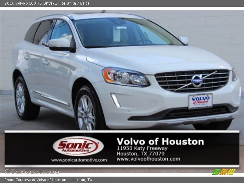 Ice White / Beige 2016 Volvo XC60 T5 Drive-E