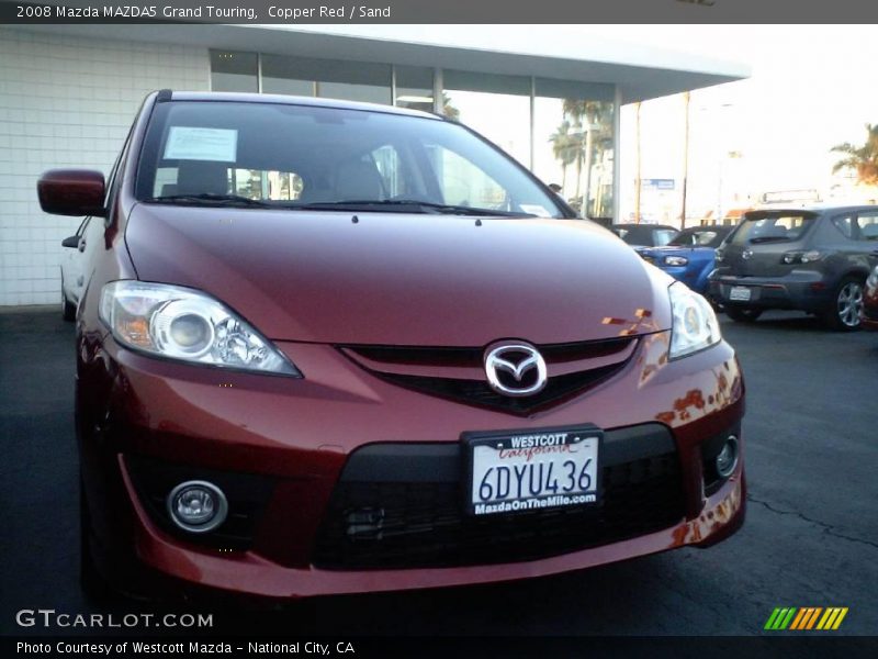 Copper Red / Sand 2008 Mazda MAZDA5 Grand Touring