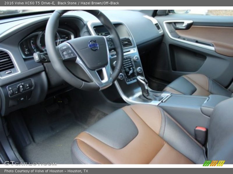  2016 XC60 T5 Drive-E Hazel Brown/Off-Black Interior