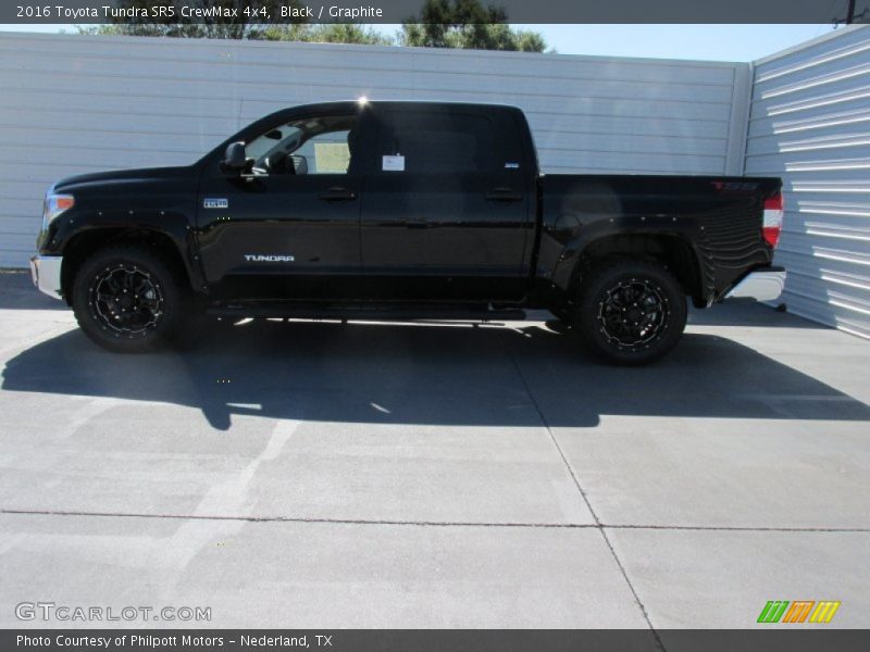 Black / Graphite 2016 Toyota Tundra SR5 CrewMax 4x4