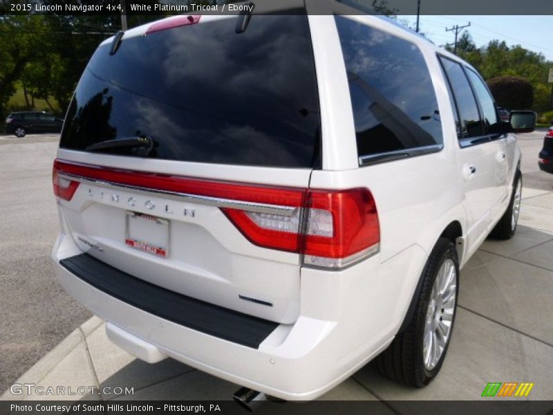 White Platinum Tricoat / Ebony 2015 Lincoln Navigator 4x4