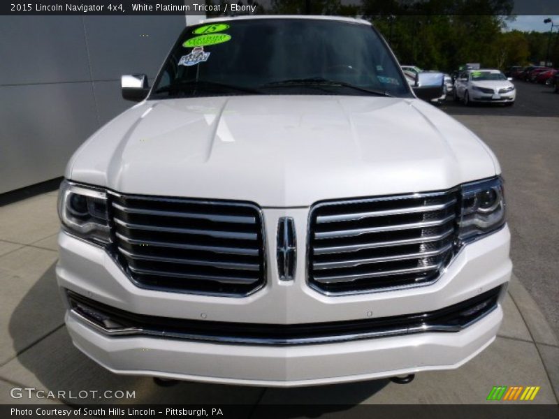 White Platinum Tricoat / Ebony 2015 Lincoln Navigator 4x4