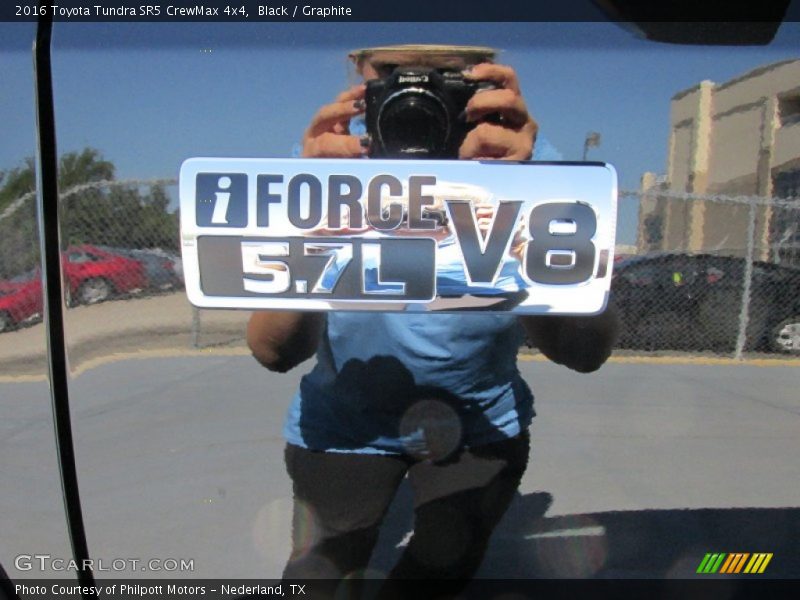 Black / Graphite 2016 Toyota Tundra SR5 CrewMax 4x4