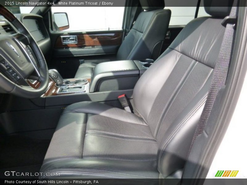 White Platinum Tricoat / Ebony 2015 Lincoln Navigator 4x4