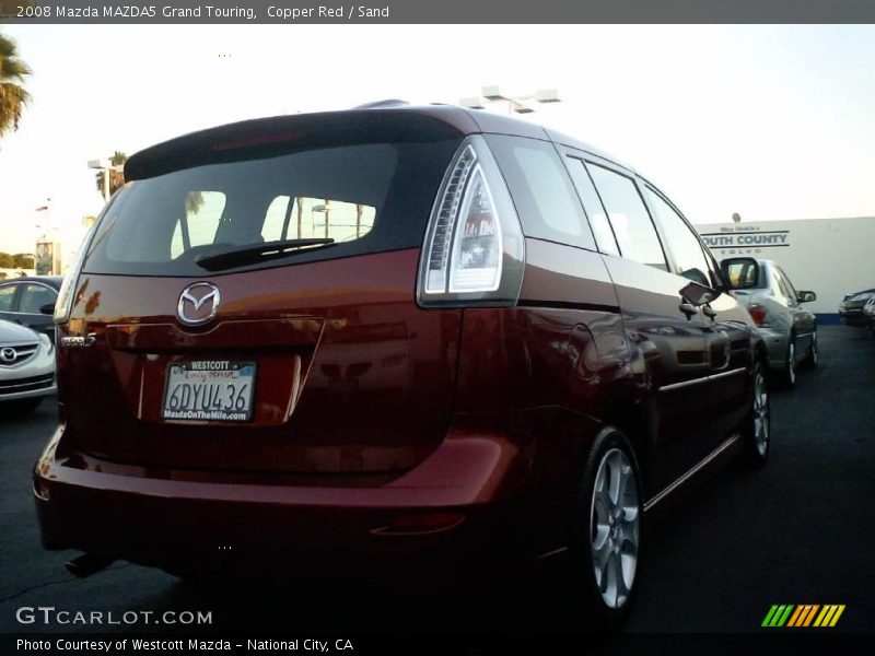 Copper Red / Sand 2008 Mazda MAZDA5 Grand Touring