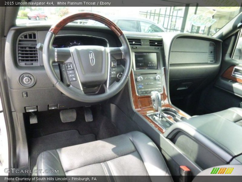 White Platinum Tricoat / Ebony 2015 Lincoln Navigator 4x4