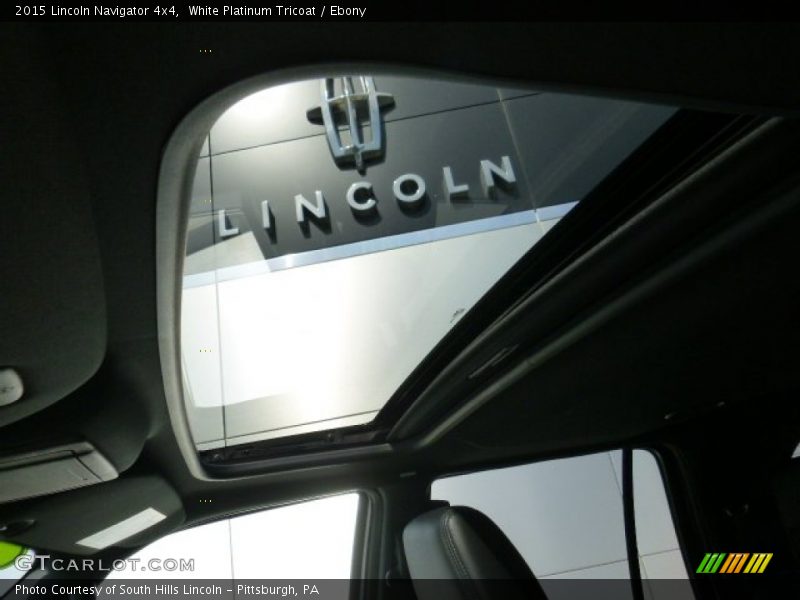 White Platinum Tricoat / Ebony 2015 Lincoln Navigator 4x4