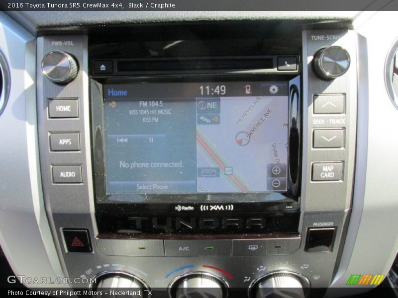 Black / Graphite 2016 Toyota Tundra SR5 CrewMax 4x4