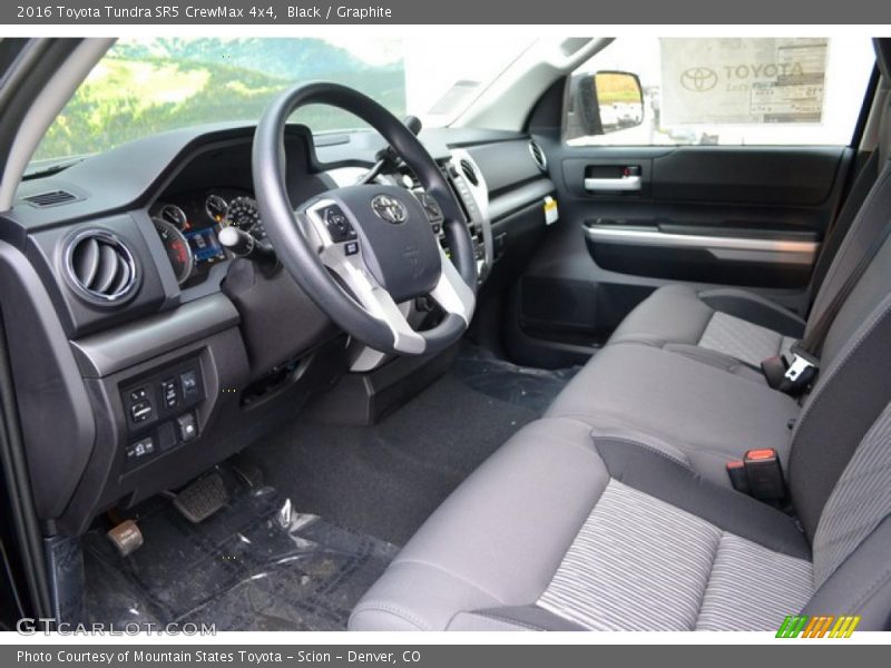 Black / Graphite 2016 Toyota Tundra SR5 CrewMax 4x4
