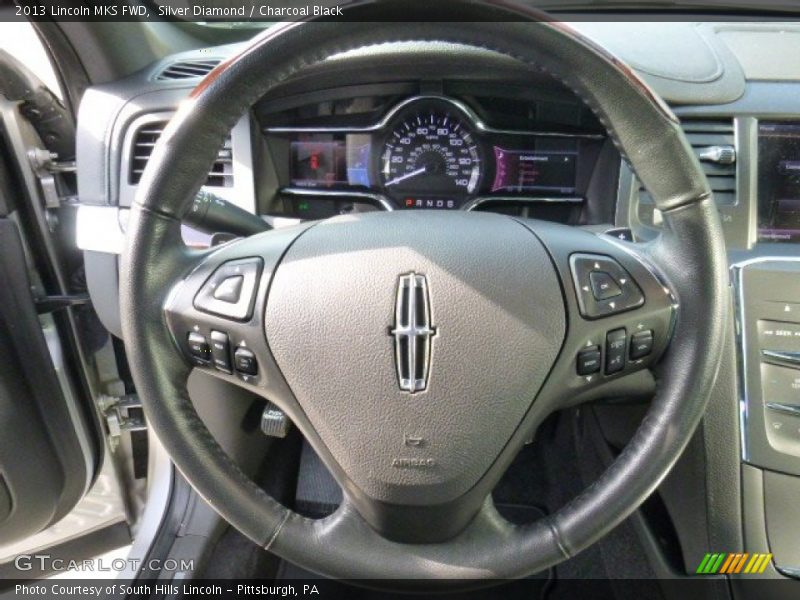 Silver Diamond / Charcoal Black 2013 Lincoln MKS FWD