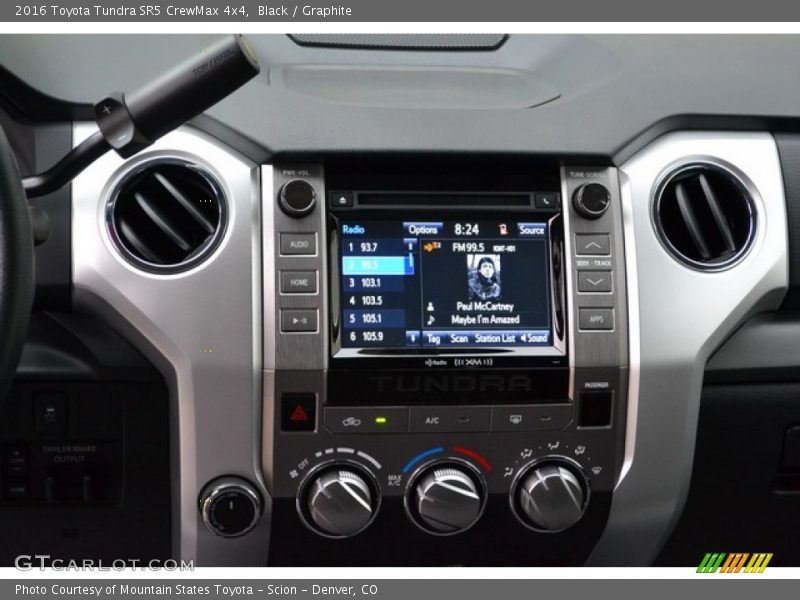 Black / Graphite 2016 Toyota Tundra SR5 CrewMax 4x4