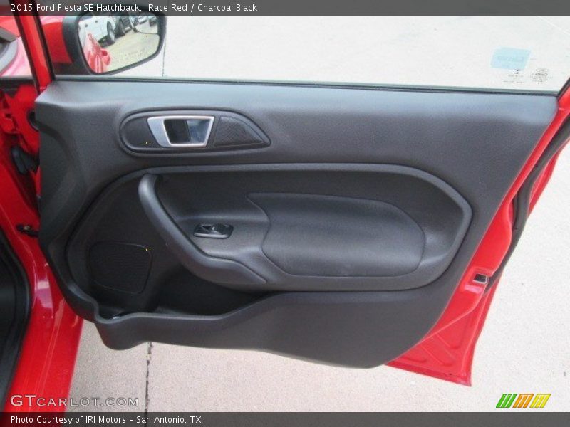 Race Red / Charcoal Black 2015 Ford Fiesta SE Hatchback