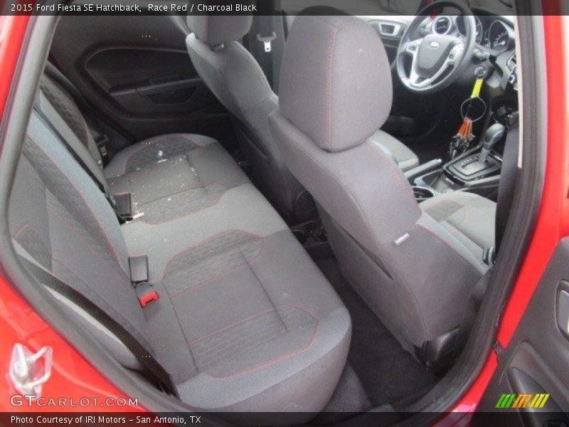 Race Red / Charcoal Black 2015 Ford Fiesta SE Hatchback