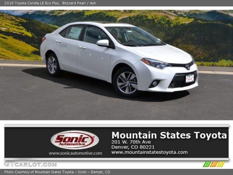 Blizzard Pearl / Ash 2016 Toyota Corolla LE Eco Plus