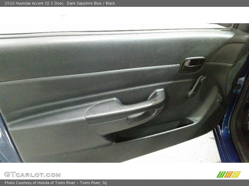 Dark Sapphire Blue / Black 2010 Hyundai Accent GS 3 Door
