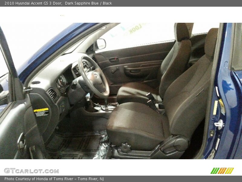 Dark Sapphire Blue / Black 2010 Hyundai Accent GS 3 Door