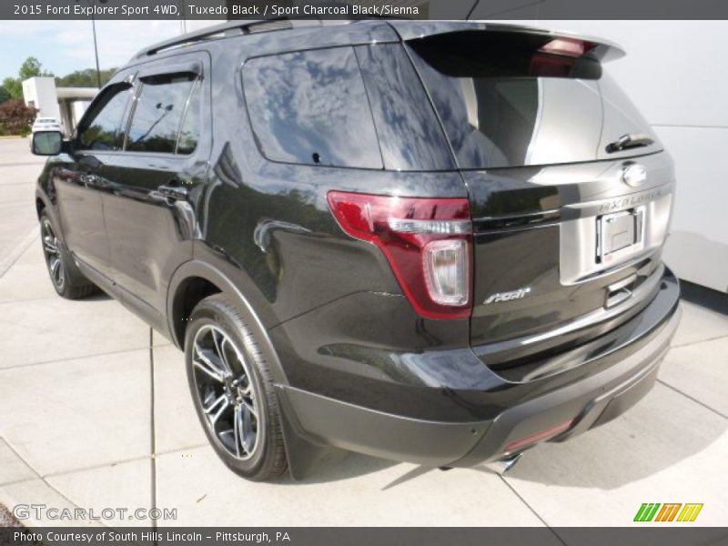 Tuxedo Black / Sport Charcoal Black/Sienna 2015 Ford Explorer Sport 4WD