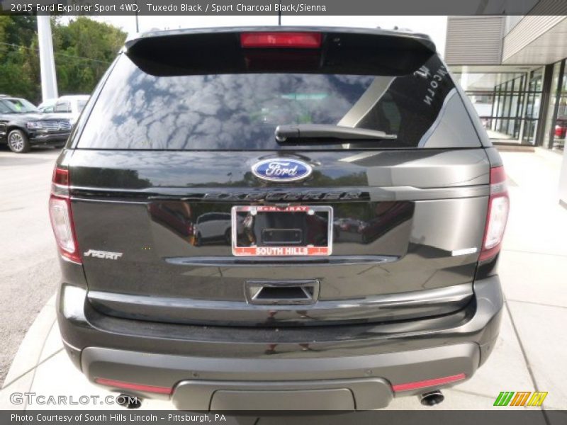 Tuxedo Black / Sport Charcoal Black/Sienna 2015 Ford Explorer Sport 4WD