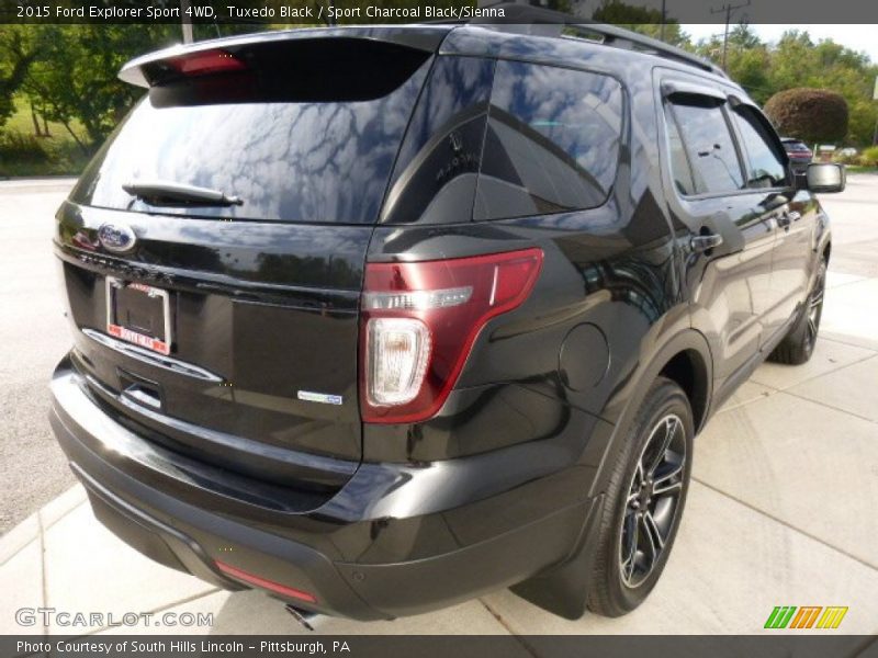 Tuxedo Black / Sport Charcoal Black/Sienna 2015 Ford Explorer Sport 4WD