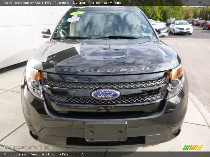 Tuxedo Black / Sport Charcoal Black/Sienna 2015 Ford Explorer Sport 4WD