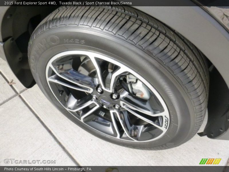 Tuxedo Black / Sport Charcoal Black/Sienna 2015 Ford Explorer Sport 4WD