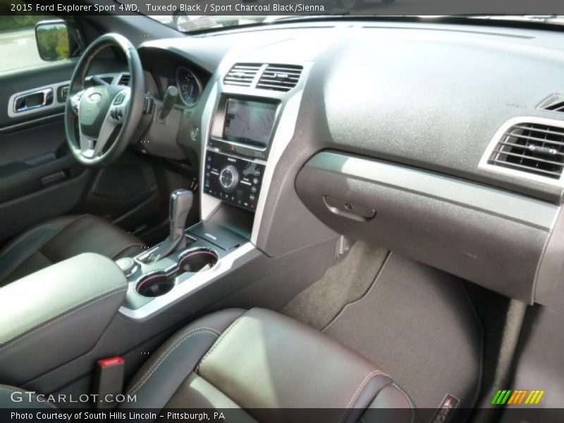 Tuxedo Black / Sport Charcoal Black/Sienna 2015 Ford Explorer Sport 4WD