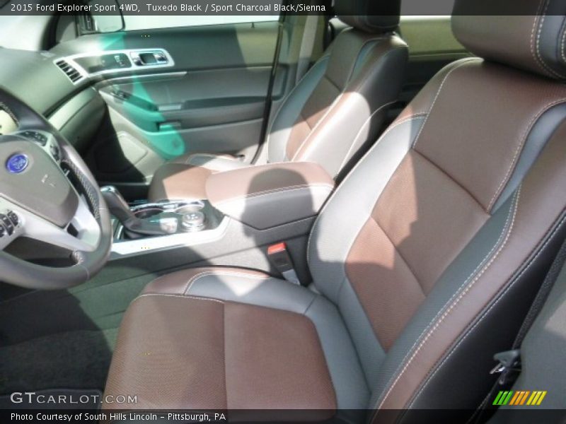 Tuxedo Black / Sport Charcoal Black/Sienna 2015 Ford Explorer Sport 4WD