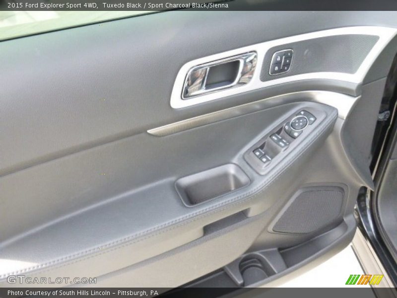 Tuxedo Black / Sport Charcoal Black/Sienna 2015 Ford Explorer Sport 4WD