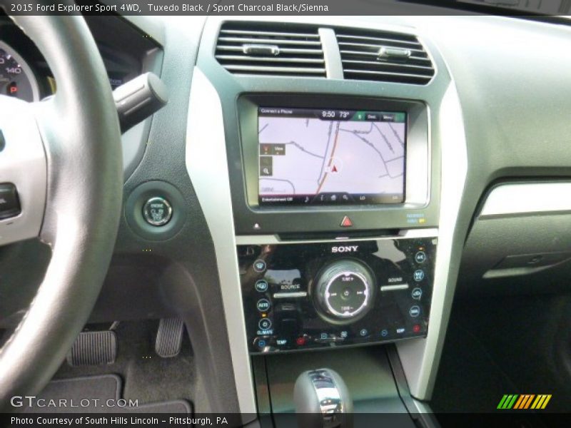 Tuxedo Black / Sport Charcoal Black/Sienna 2015 Ford Explorer Sport 4WD