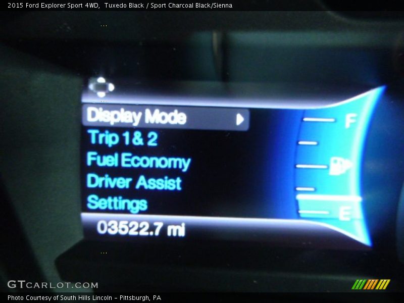 Tuxedo Black / Sport Charcoal Black/Sienna 2015 Ford Explorer Sport 4WD