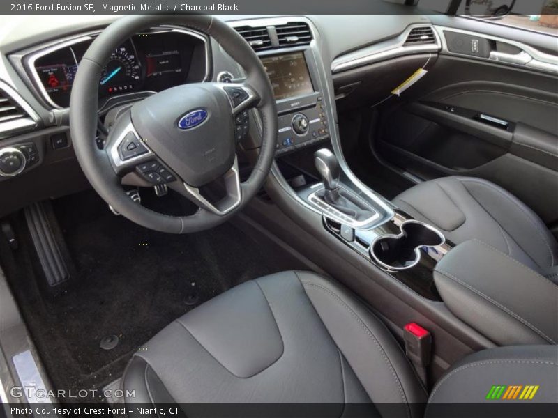 Magnetic Metallic / Charcoal Black 2016 Ford Fusion SE