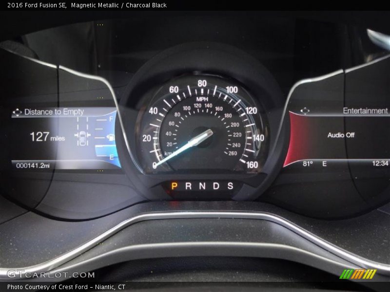 Magnetic Metallic / Charcoal Black 2016 Ford Fusion SE