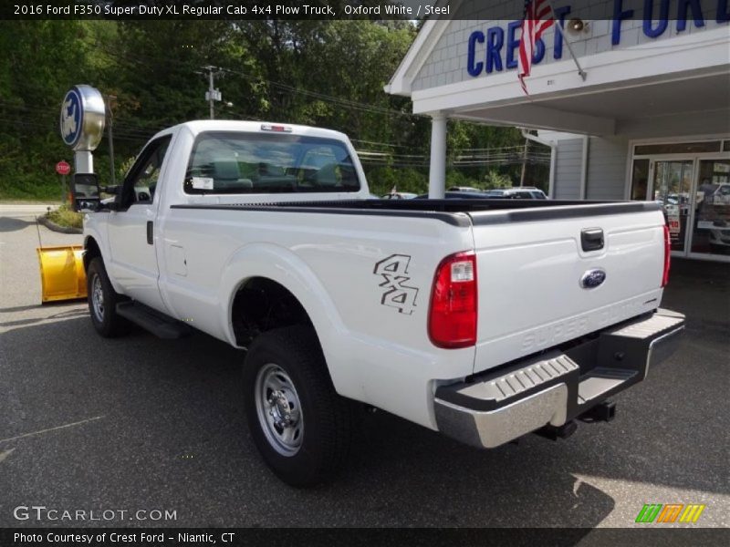 Oxford White / Steel 2016 Ford F350 Super Duty XL Regular Cab 4x4 Plow Truck