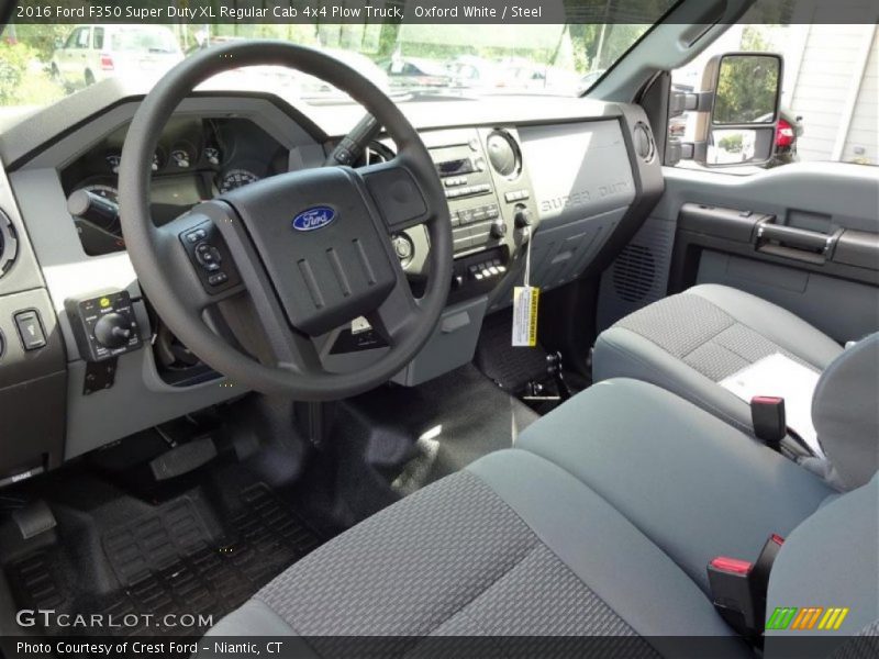 Oxford White / Steel 2016 Ford F350 Super Duty XL Regular Cab 4x4 Plow Truck