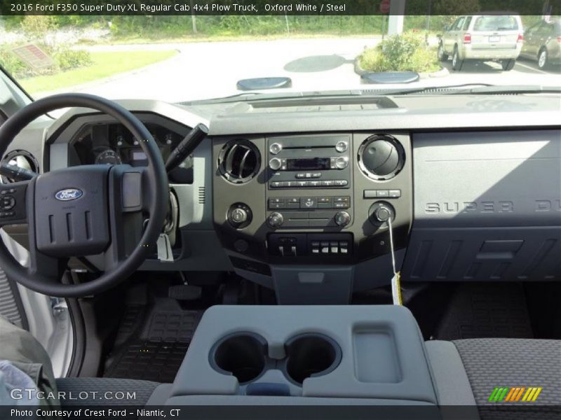 Oxford White / Steel 2016 Ford F350 Super Duty XL Regular Cab 4x4 Plow Truck