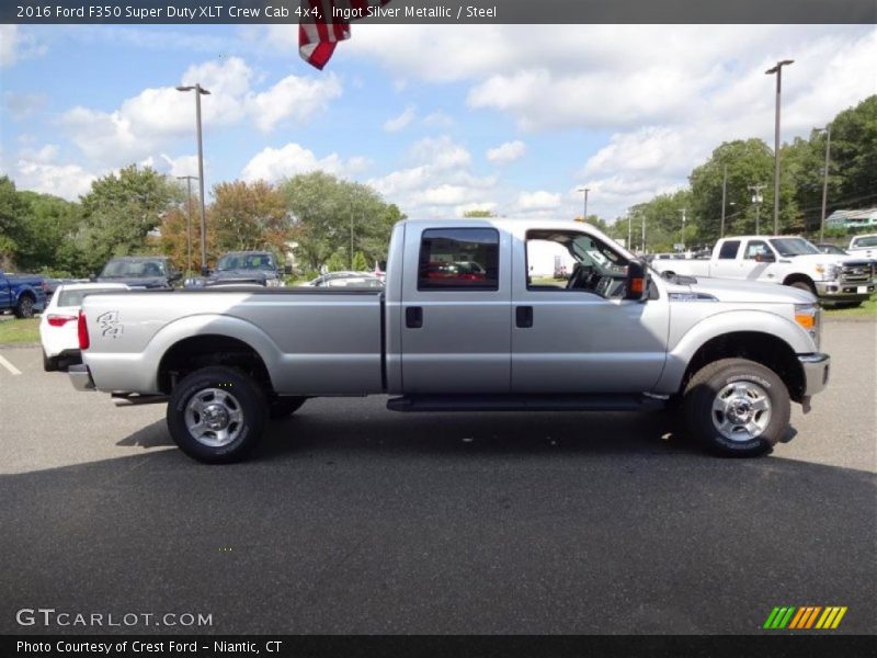  2016 F350 Super Duty XLT Crew Cab 4x4 Ingot Silver Metallic