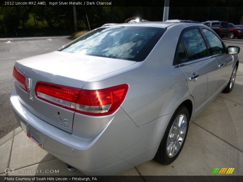 Ingot Silver Metallic / Dark Charcoal 2012 Lincoln MKZ AWD