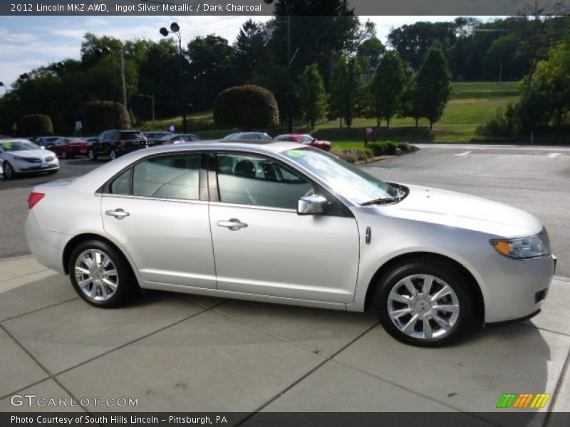 Ingot Silver Metallic / Dark Charcoal 2012 Lincoln MKZ AWD