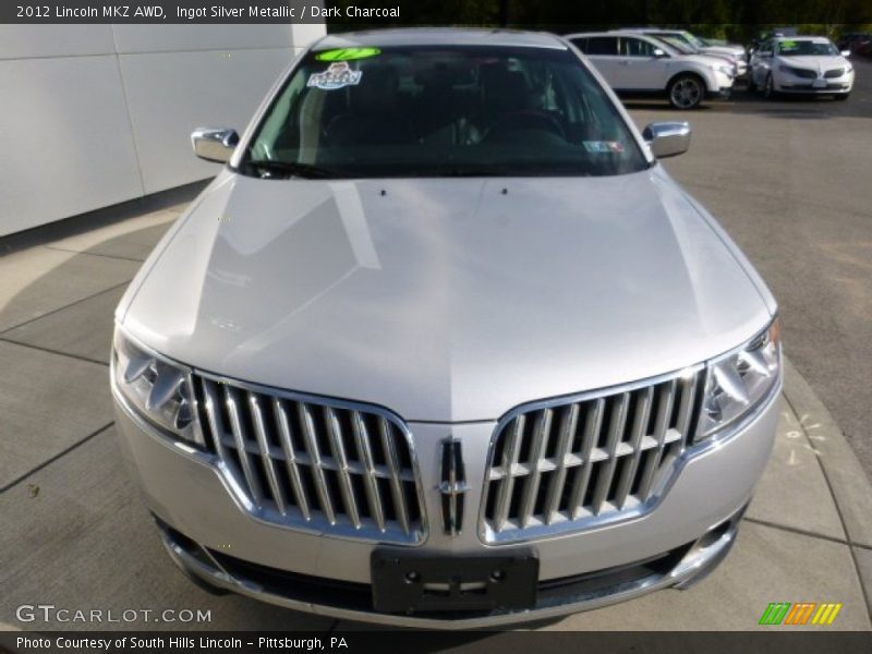 Ingot Silver Metallic / Dark Charcoal 2012 Lincoln MKZ AWD