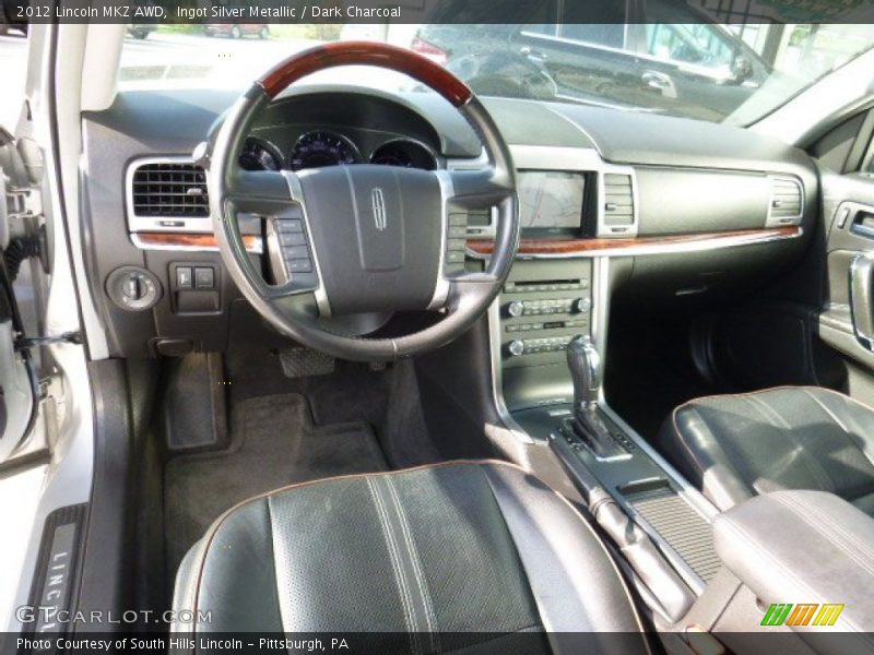 Ingot Silver Metallic / Dark Charcoal 2012 Lincoln MKZ AWD