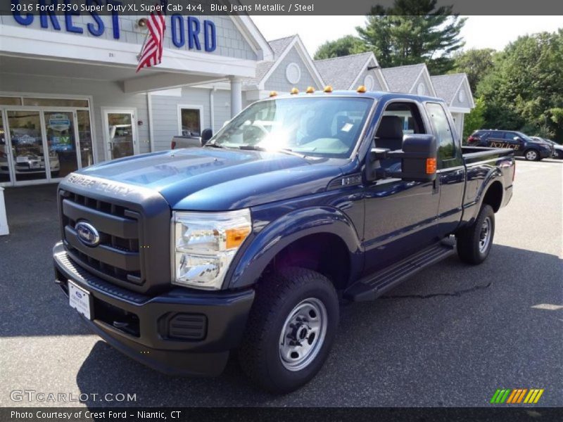 Blue Jeans Metallic / Steel 2016 Ford F250 Super Duty XL Super Cab 4x4